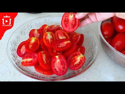 DOMATESLERİ BU ŞEKİLDE 24 AY SAKLIYORUM ! EN KOLAY KIŞLIK DOMATES SAKLAMA YÖNTEMİ