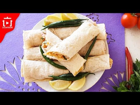 Tavuk Tantuni Tarifi, Lavaş Dürüm, Lezzet Geçidi Yemekleri