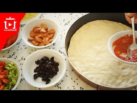 Ev Yapımı Pizza Tarifi, Evde Olan Malzemelerle En Kolay Nasıl Yapılır, Lezzet Geçidi