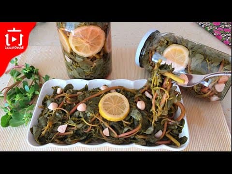 Semizotu Turşusu Nasıl Yapılır? Probiyotik ! 💯 Bu Turşudan Vazgeçemeyeceksiniz