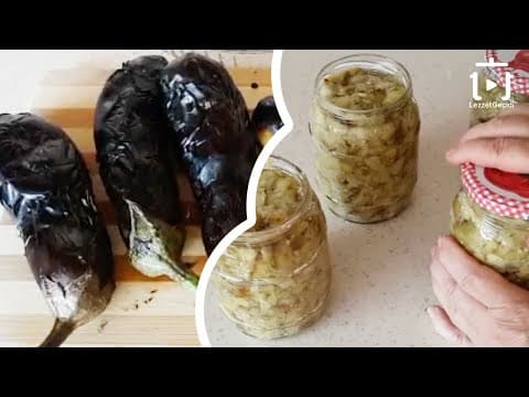 Köz Patlıcan Konservesi Nasıl Yapılır Bozulmayan Kışlık Hazırlık Tarifi