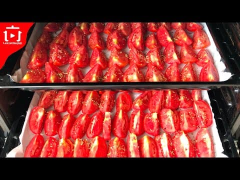 ARTIK KIŞIN DOMATES ALMIYORUM, BU TARİFİ YAPMADAN KIŞA GİRMEYİN, Kahvaltılık Köz Domates Konservesi