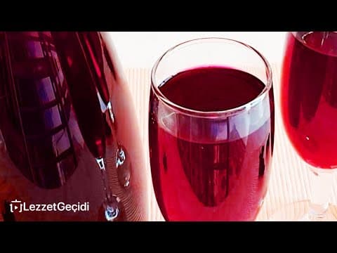 Hibiskus Şerbeti Nasıl Yapılır - SAĞLIK DEPOSU Kırmızı Bitki İçeceği