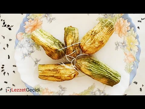 ÇÜRÜME KÜFLENME OLMADAN Dolmalık Kabak Nasıl Kurutulur , Kurutması Nasıl Yapılır , Kışlık Hazırlık