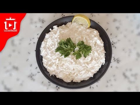 Kereviz Salatası Tarifi : Sarımsaklı Yoğurtlu Sağlıklı Meze Nasıl Yapılır