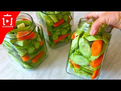 BİLDİĞİNİZ BÜTÜN TARİFLERİ UNUTUN ! GARANTİLİ TURŞU TARİFİ ACUR TURŞUSU TARİFİ NASIL YAPILIR ?