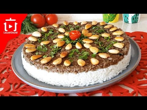 Duvaklı Pilav Tarifi: Yöresel Yemeklerden Kıymalı Bademli Pilav Nasıl Yapılır