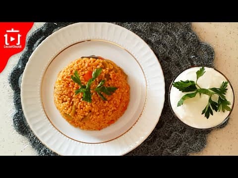 Sebzeli Bulgur Pilavı Tarifi Nasıl Yapılır,  Yoğurtla Servis Edebileceğiniz Akşam Yemeği Tarifleri