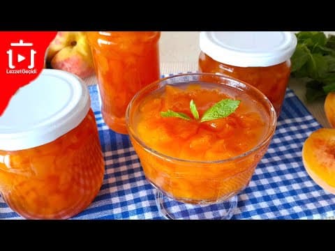 ŞEFTALİ REÇELİ NASIL YAPILIR ? TÜM PÜF NOKTALARIYLA REÇEL YAPIMI