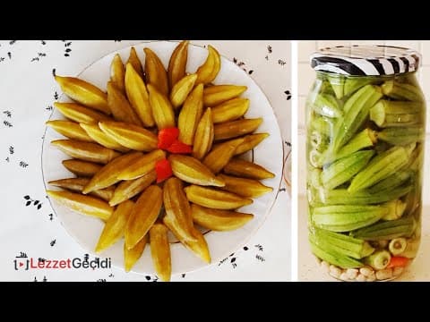 Bamya Turşusu Yapılışı ve Püf Noktaları, Vitamin Deposu Kolay Tarif, Lezzet Geçidi