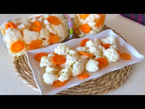 Yiyen Herkes Tarif Soruyor ! Efsane Turşu Tarifleri : Karnabahar Turşusu Nasıl Yapılır ?