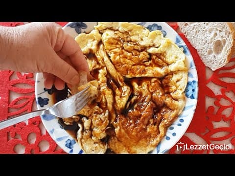 Yöresel Pekmezli Yumurta Tarifi Kayganak  Nasıl Yapılır