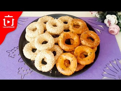 Kandil Simidi Tarifi - Susamlı Tuzlu Kurabiye Nasıl Yapılır