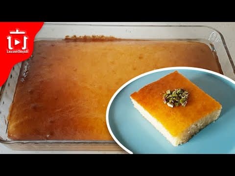 Tatlı Tarifleri: İftar için Şerbetli Revani Tatlısı Tarifi