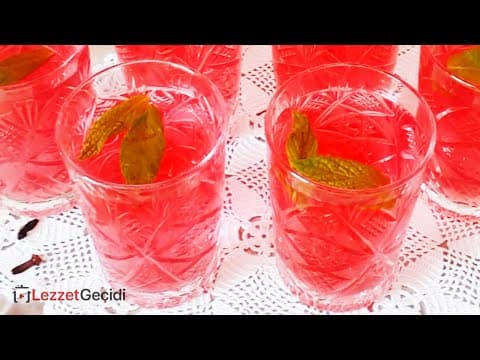 Reyhan Şerbeti Tarifi (Yaz Kış Antibiyotik Serinletici İçecek Nasıl Yapılır)