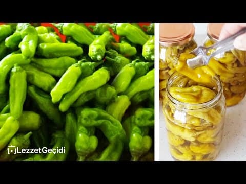 Köy Biberi Turşusu Nasıl Yapılır