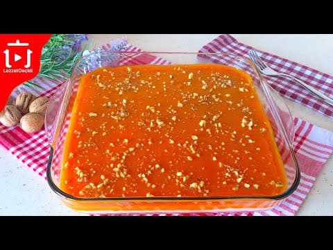 Balkabağını Hiç Böyle Yemediniz ! Balkabağı Tatlısı Nasıl Yapılır ? Bisküvili Muhallebili Pasta