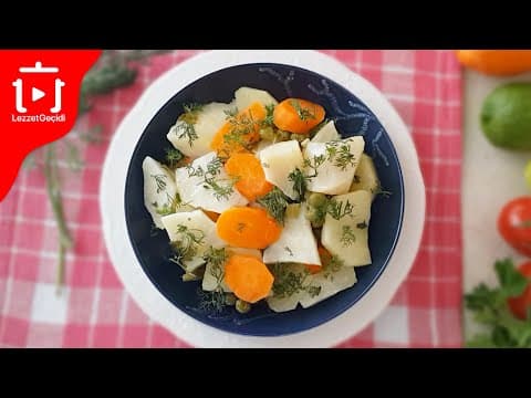 Portakallı Kereviz Tarifi - Ara Yemek Menüsü Zeytinyağlı Yemek Tarifleri