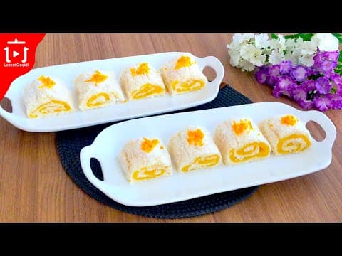 FIRIN YOK ! PORTAKALLI SARAY SARMASI TARİFİ , HAFİF PRATİK VE LEZZETLİ KOLAY TATLI TARİFLERİ