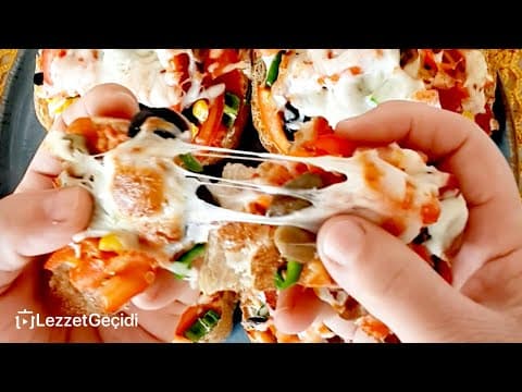 Bayat Ekmek Pizzası Nasıl Yapılır - Kahvaltılık Tarifler