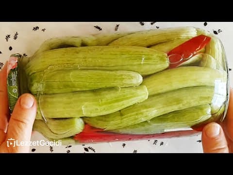 Acur Turşusu Nasıl Yapılır - TEK KELİMEYLE HARİKA BİR TARİF