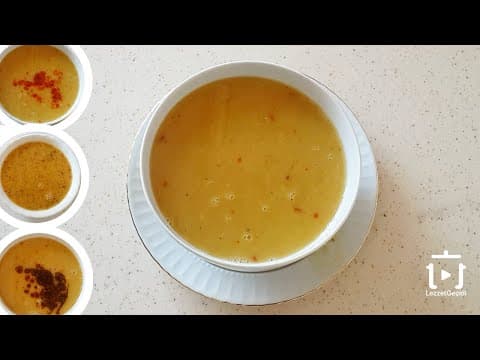 Lezzetli Çorba Tarifleri: Mercimek Çorbası Tarifi ve 4 Farklı Sunumu