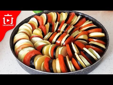 Ratatouille Ratatuy Tarifi, Pratik ve Lezzetli Fırında Sebze Yemekleri