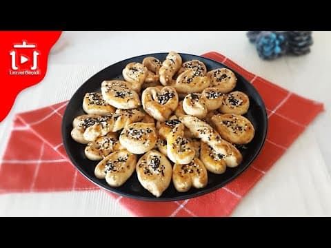 Tuzlu Kurabiye Tarifi - Pastane Usulü 6 Farklı Çeşit Çay Saati Atıştırmalığı Nasıl Yapılır