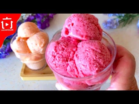 ÇİLEKLİ DONDURMA TARİFİ , NASIL YAPILIR ? EV YAPIMI KOLAY VE PRATİK TARİF , TATLI TARİFLERİ