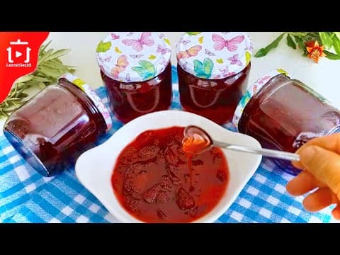 Çilek Reçeli Nasıl Yapılır ? Tüm Püf Noktaları ve Tam Ölçüsü ile Reçel Tarifi