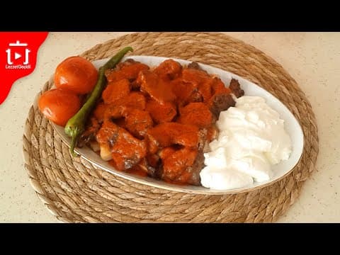 İskender Tarifi NASIL YAPILIR, Gereken Malzemeler Antrikot veya Biftek Etinden Orjinal Kebap Döner