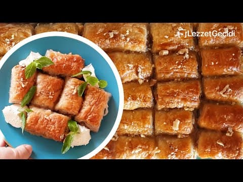 Kolay Tatlı Tarifleri : Milföy Baklavası Nasıl Yapılır