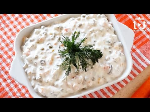 Rus Salatası Nasıl Yapılır Yoğurtlu Meze Tarifi