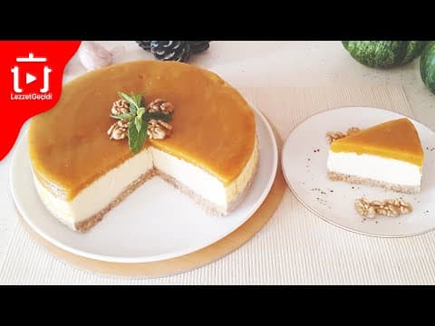 Balkabaklı Cheesecake Tarifi: Labne Peynirli Kek Nasıl Yapılır