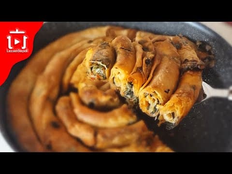 El Açması Ispanaklı Kol Böreği Nasıl Yapılır, Çay Saati Ara Sıcak Menüsüne Kolay Tarif