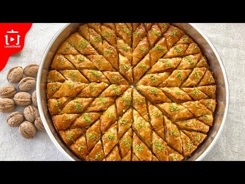 El Açması Yıldız Baklava Tarifi Bayram Tatlısı Nasıl Yapılır