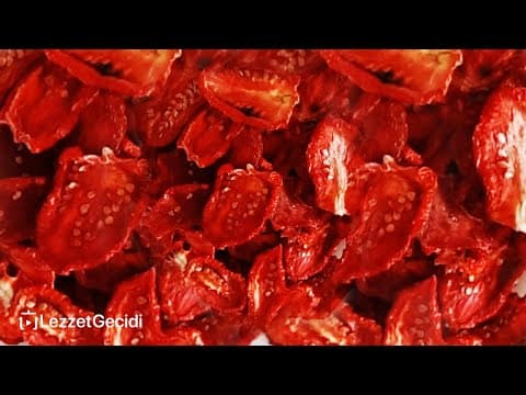 Ev Yapımı Domates Kurutma Tarifi - Lezzetiyle Bağımlısı Olacaksınız!