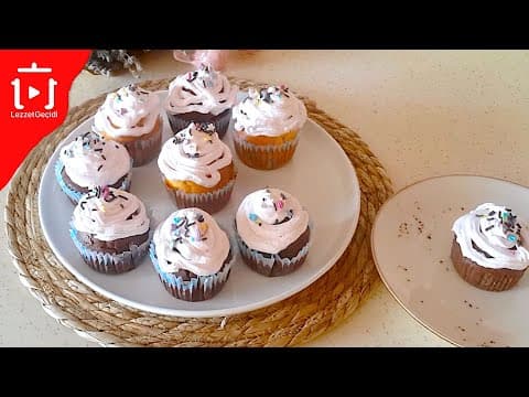Kremalı Cupcake Tarifi  , Nasıl Yapılır? Muffin Kek