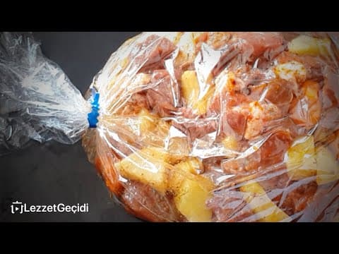 Fırın Poşetinde Et Nasıl Yapılır, Pratik ve Çabuk Sebzeli Yemek Tarifi, Lezzet Geçidi