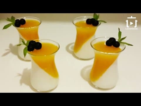 Panna Cotta Tarifi : Portakallı Unsuz Sütlü Tatlı Nasıl Yapılır