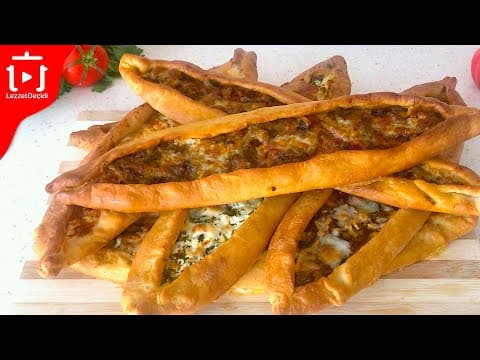 KAŞARLI MANTARLI PİDE TARİFİ ,  NASIL YAPILIR ? İSTER KAHVALTIYA İSTER ÇAY SAATİNE PİDE YAPIMI