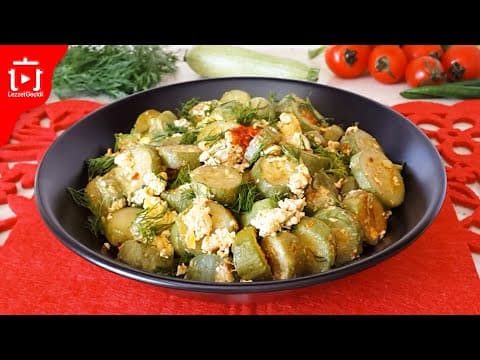 Yumurtalı Kabak Yemeği Tarifi - Akşam Yemeği Menüsü için 5 Malzemeli Pratik Sebzeli Öğün - Altyazılı
