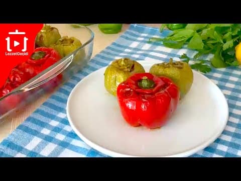 Biber Dolmasını YILLARCA YANLIŞ PİŞİRMİŞİZ! Mükemmel DOLMA TARİFİ 👌FIRINDA ETLİ BİBER DOLMASI