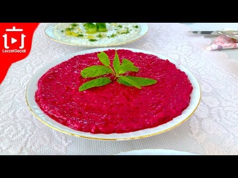 KIRMIZI PANCAR MEZESİ NASIL YAPILIR ? İŞTAHINIZI AÇACAK LEZZETLİ MEZE PEMBE SULTAN