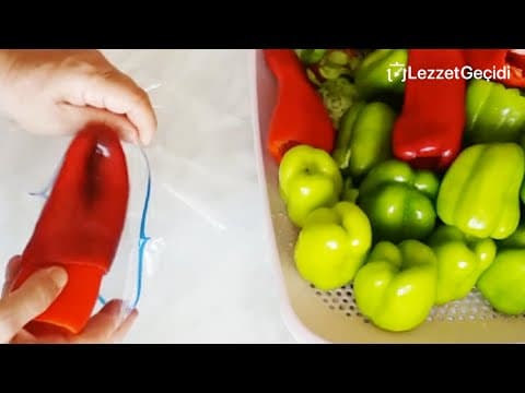 Derin dondurucuda dolmalık biber nasıl saklanır? Buzlukta kışlık hazırlıklar için pratik bir yöntem