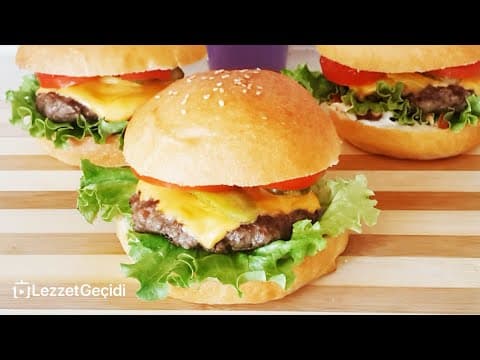 Anne Hamburgeri Tarifi - Burger Köftesi Nasıl Yapılır