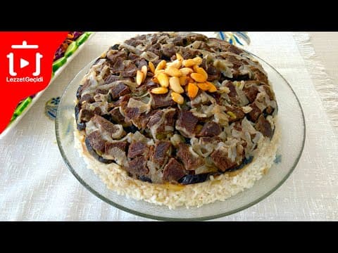MAKLUBE TARİFİ , ARAP PİLAVI , TENCEREDE ETLİ PİLAV NASIL YAPILIR?