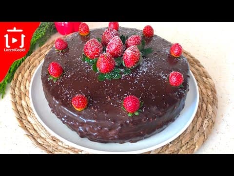 ÇİKOLATALI KOLAY YAŞ PASTA TARİFİ NASIL YAPILIR ?