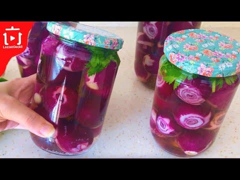 KAYNATMA YOK ! Bu Yöntemle TURŞULAR 12 AY TAZELİĞİNİ KORUYOR! Arpacık Soğan Turşusu Nasıl Yapılır?