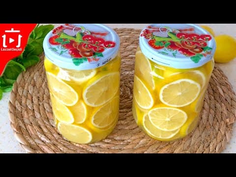 LİMONU BU ŞEKİLDE 24 AY SAKLIYORUM ! KIŞLIK EN KOLAY LİMON SAKLAMA YÖNTEMİ